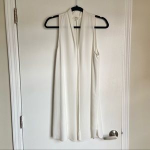 Wilfred ARITZIA white tassel belt dress S